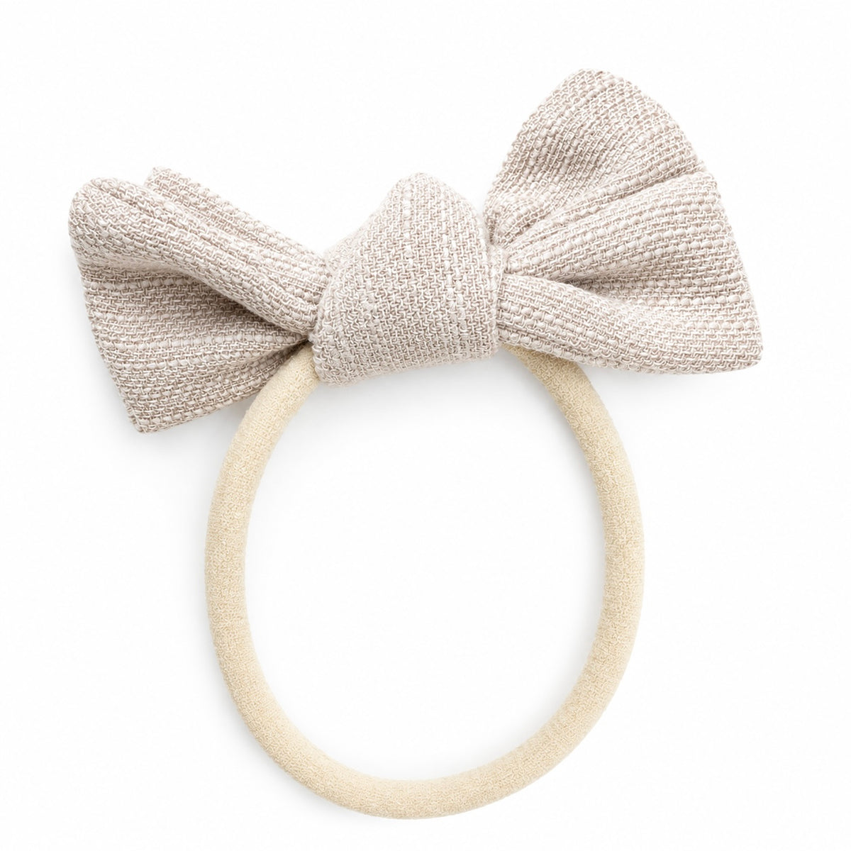 Moñito lino arena