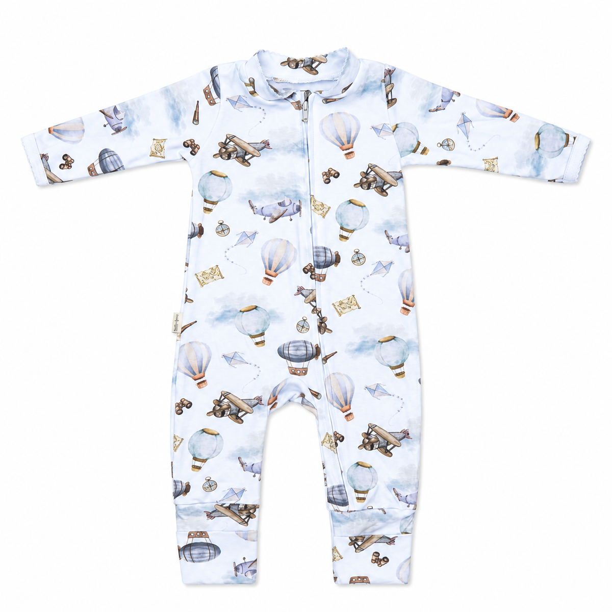 Enterizo Pijama Pequeños Viajeros – 100% Algodón Peruano