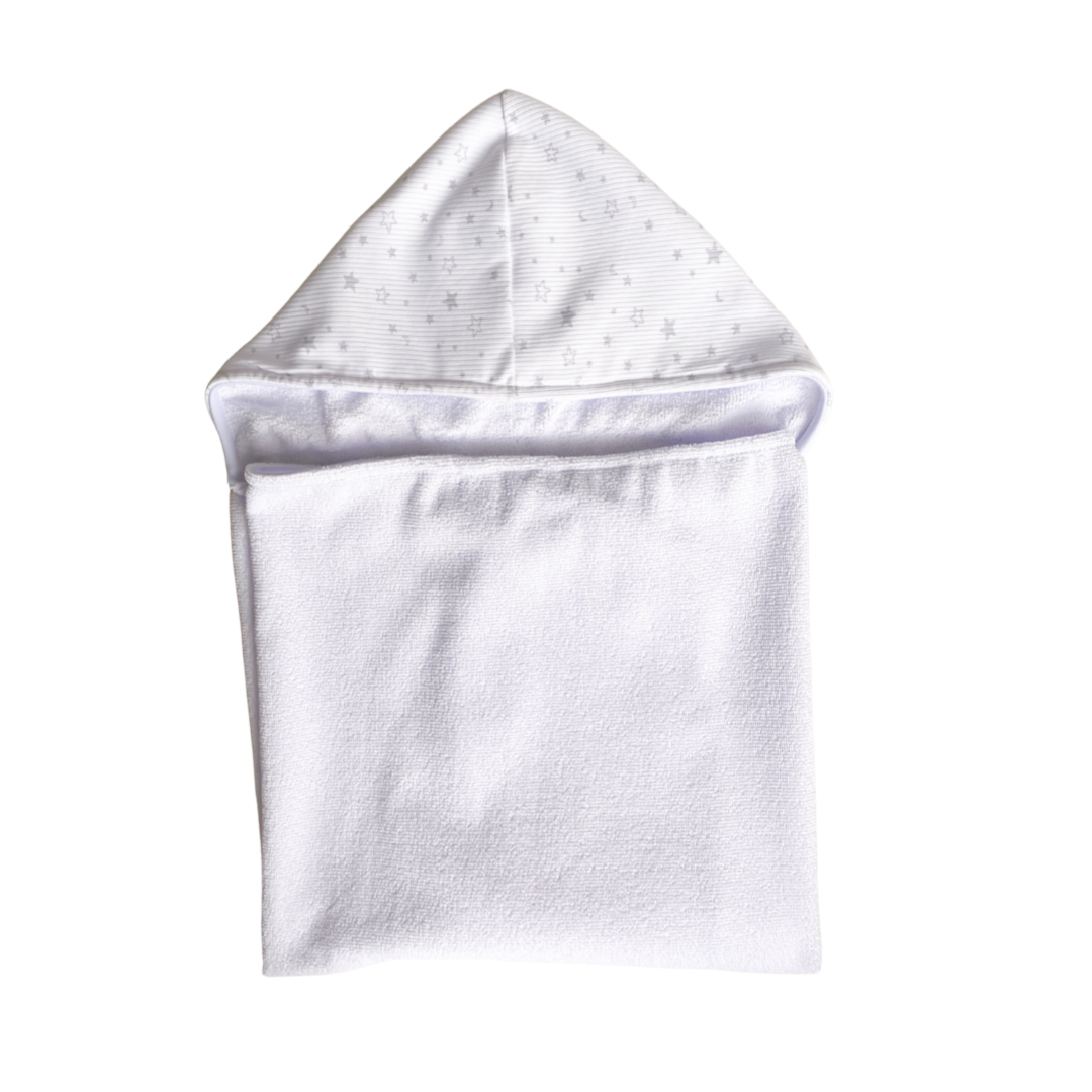 Toalla capucha estrellas