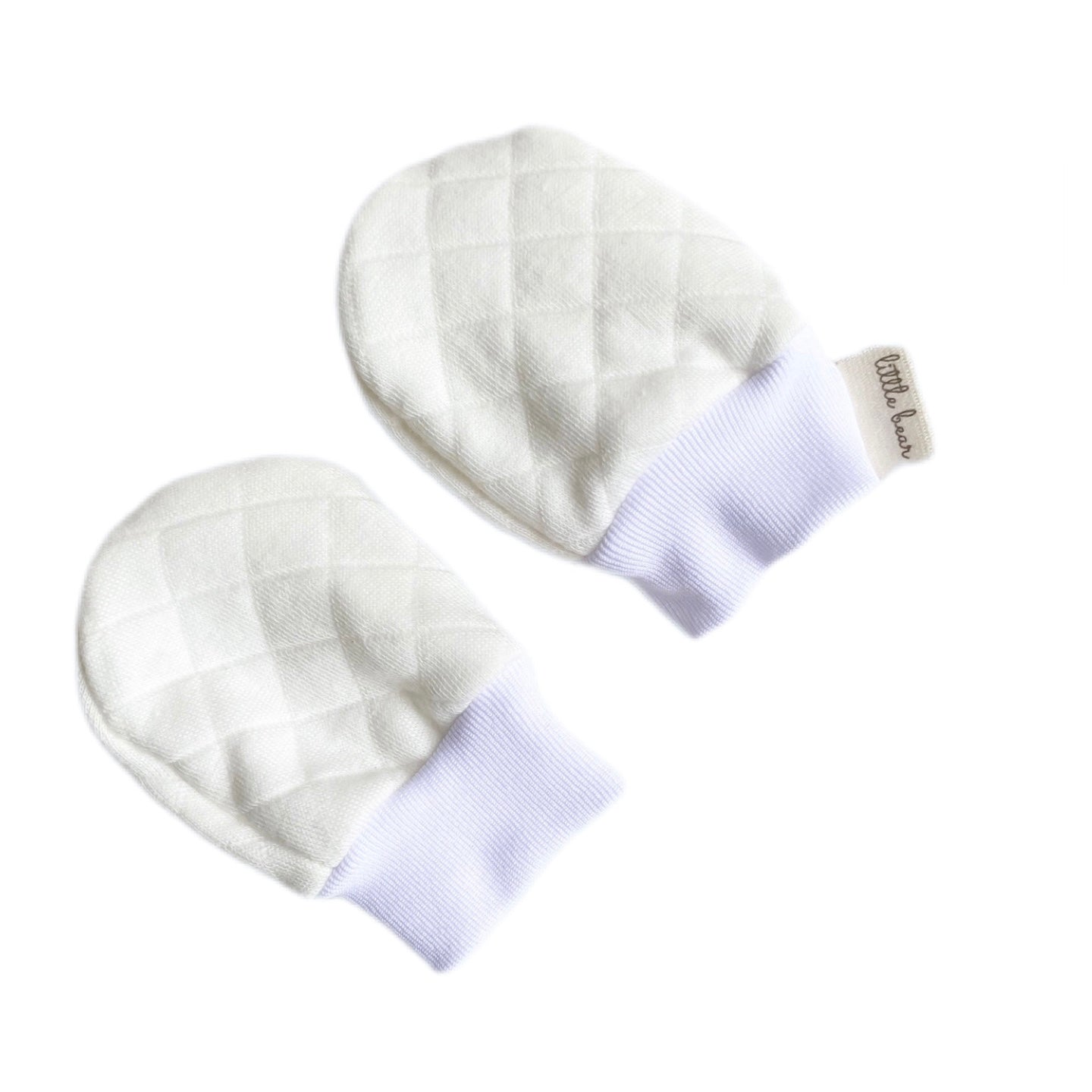 Mitones blancos invierno