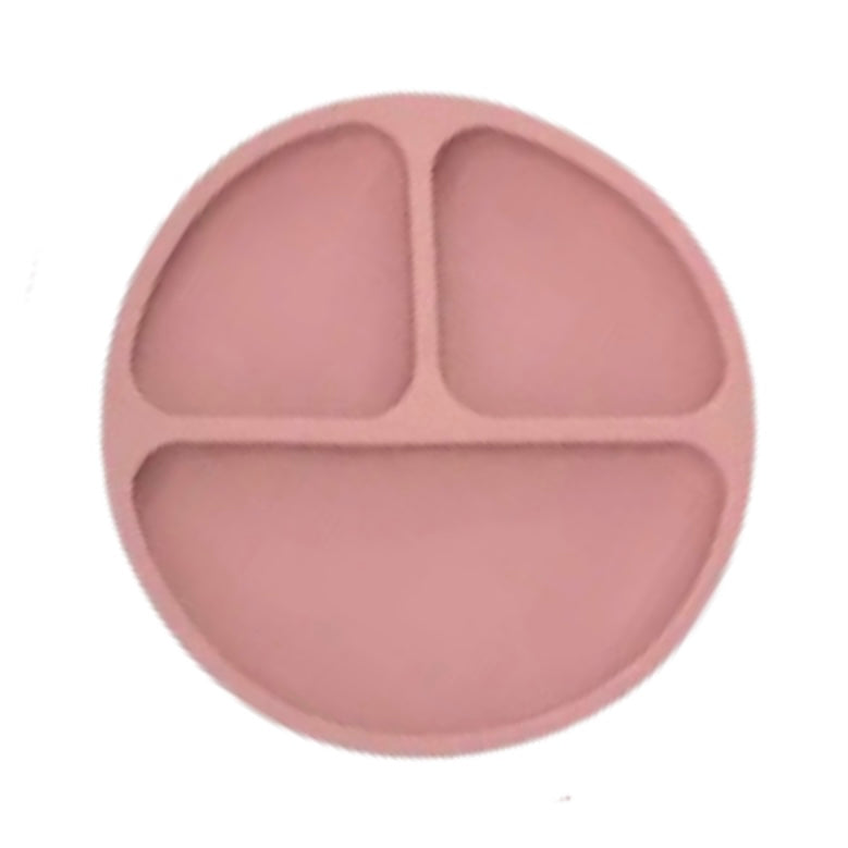 Plato silicona rosado