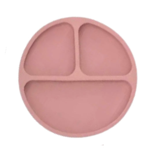 Plato silicona rosado
