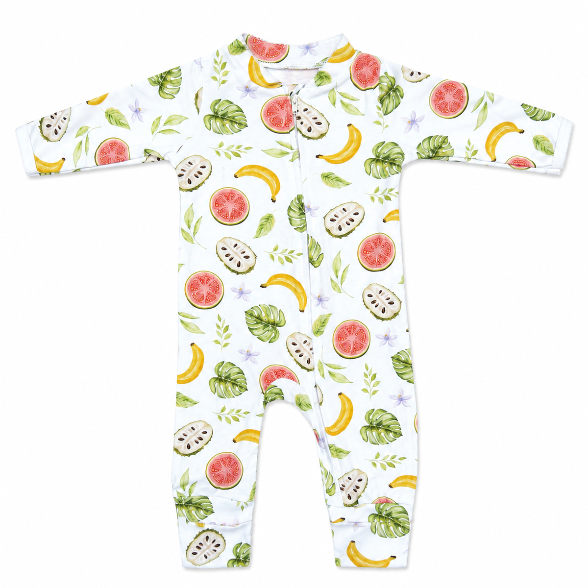 Enterizo Pijama Colombia Paraíso Frutal – 100% Algodón Peruano