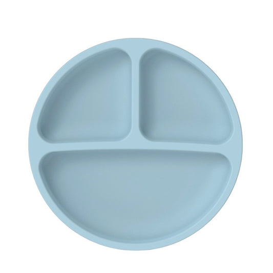Plato de silicona azul