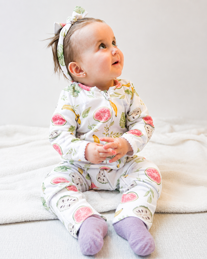 Enterizo Pijama Colombia Paraíso Frutal – 100% Algodón Peruano
