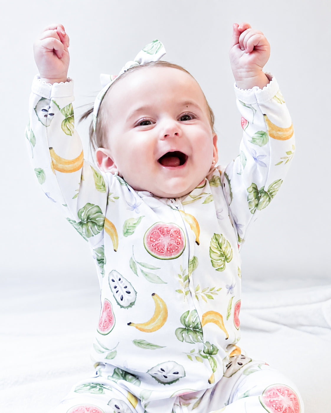 Enterizo Pijama Colombia Paraíso Frutal – 100% Algodón Peruano