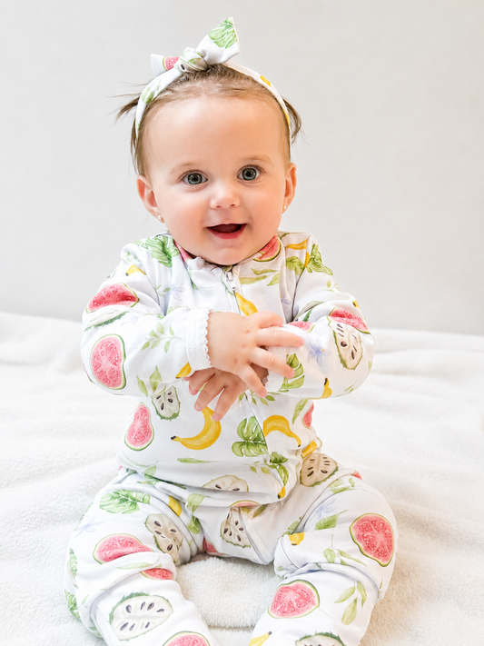 Enterizo Pijama Colombia Paraíso Frutal – 100% Algodón Peruano