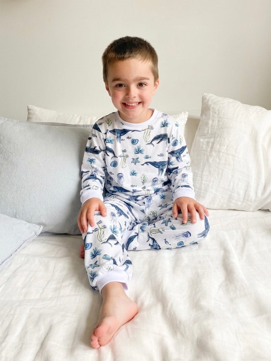 Pijama toddler largo chocó pima