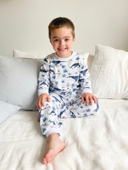 Pijama toddler largo chocó pima