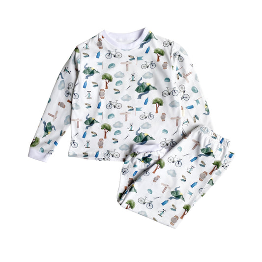 Pijama toddler largo ciclismo pima